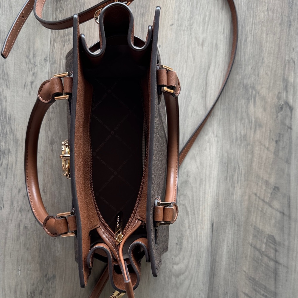 Michael Kors Dark Brown Satchel - Picture 4 of 4